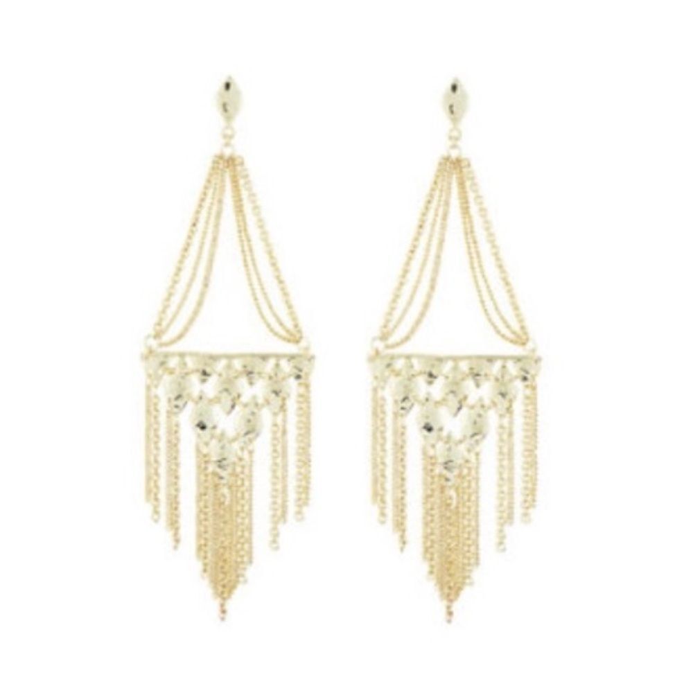 Kendra Scott Mandy Tassel Chandelier Earrings